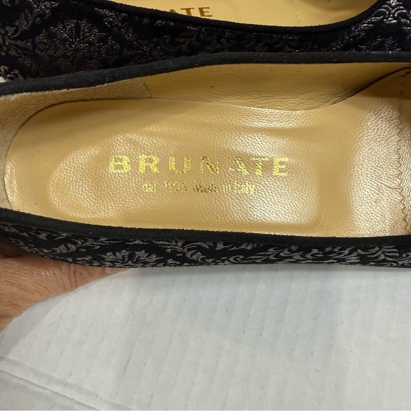 Brunate dal 1926 Made in Italy Black Women's Shoes Size 381/2 - Picture 3 of 11